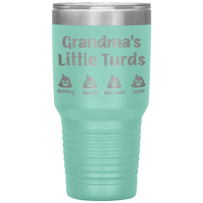 Grandma's Little Turds Tumbler