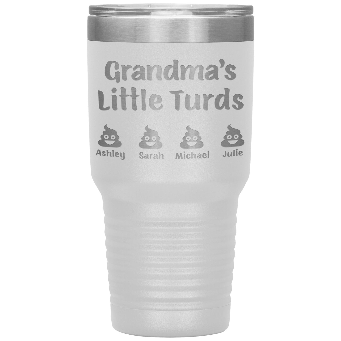 Grandma's Little Turds Tumbler