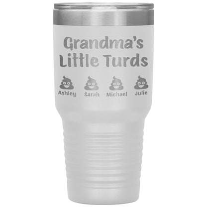 Grandma's Little Turds Tumbler
