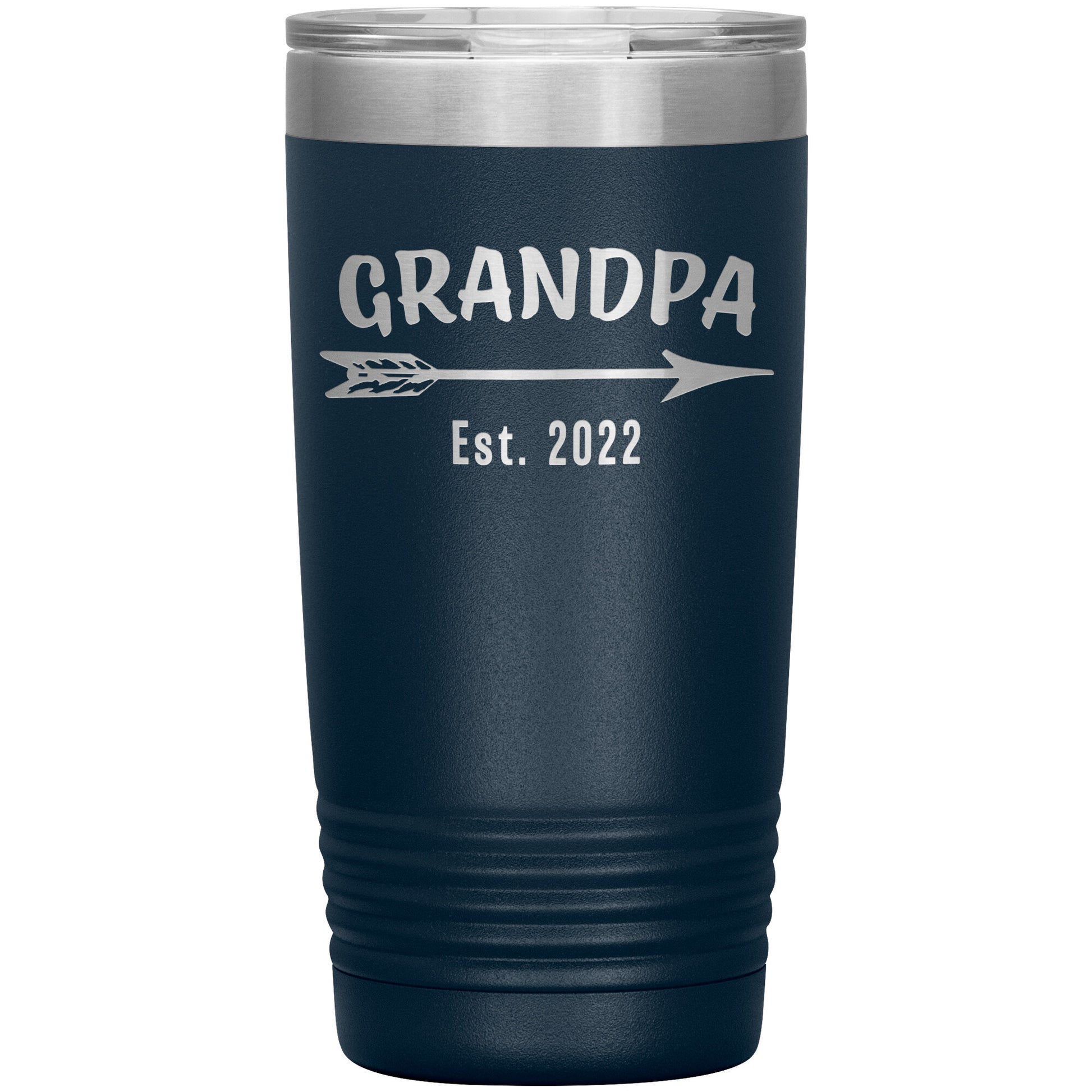 Grandpa EST 2022 Arrow Tumbler