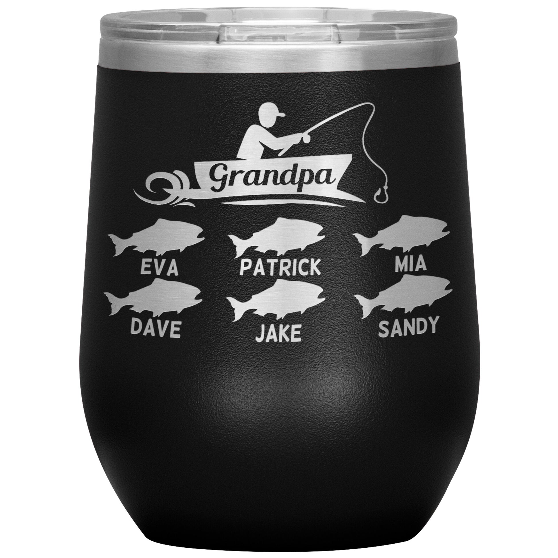 Grandpa Fishing Personalize Tumbler