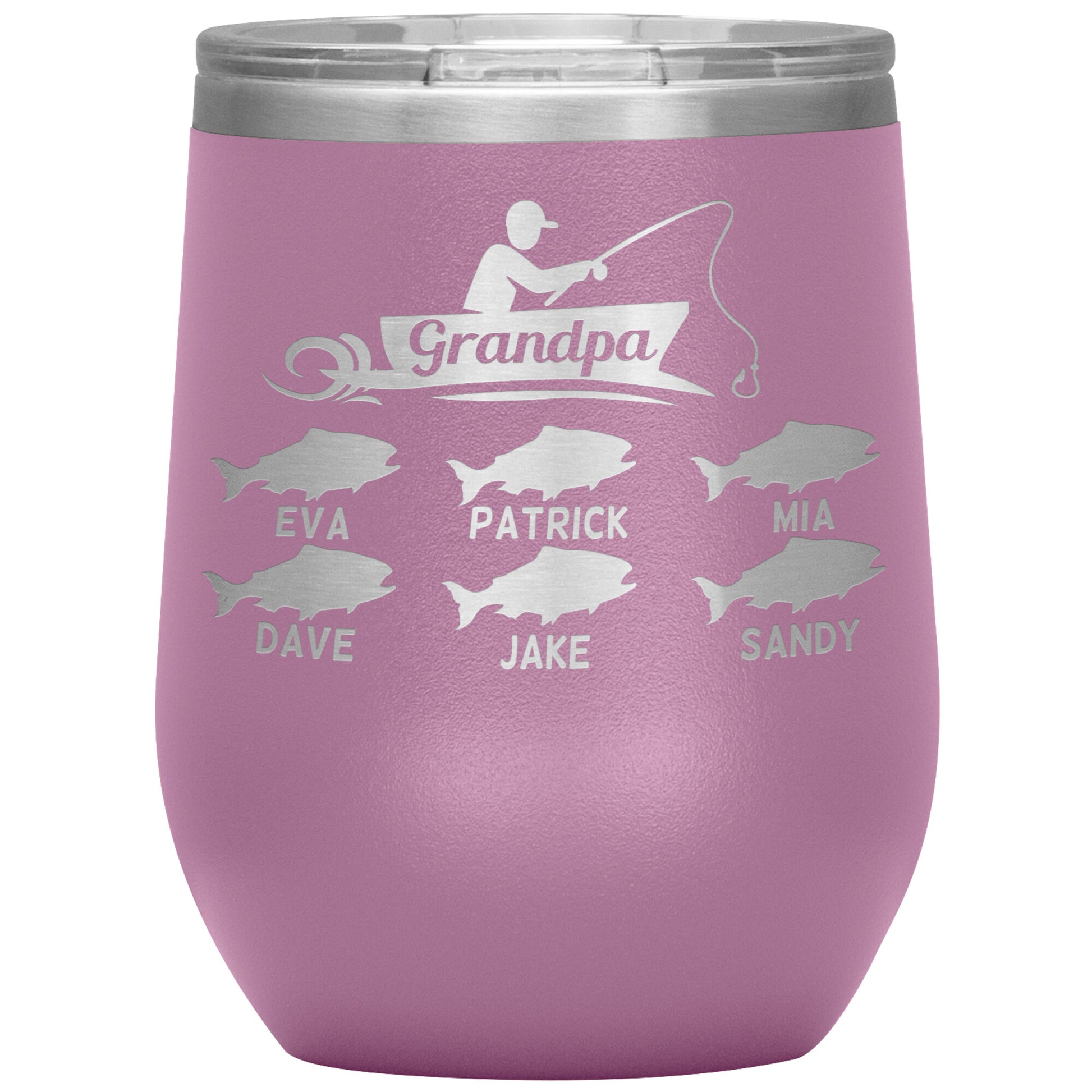 Grandpa Fishing Personalize Tumbler