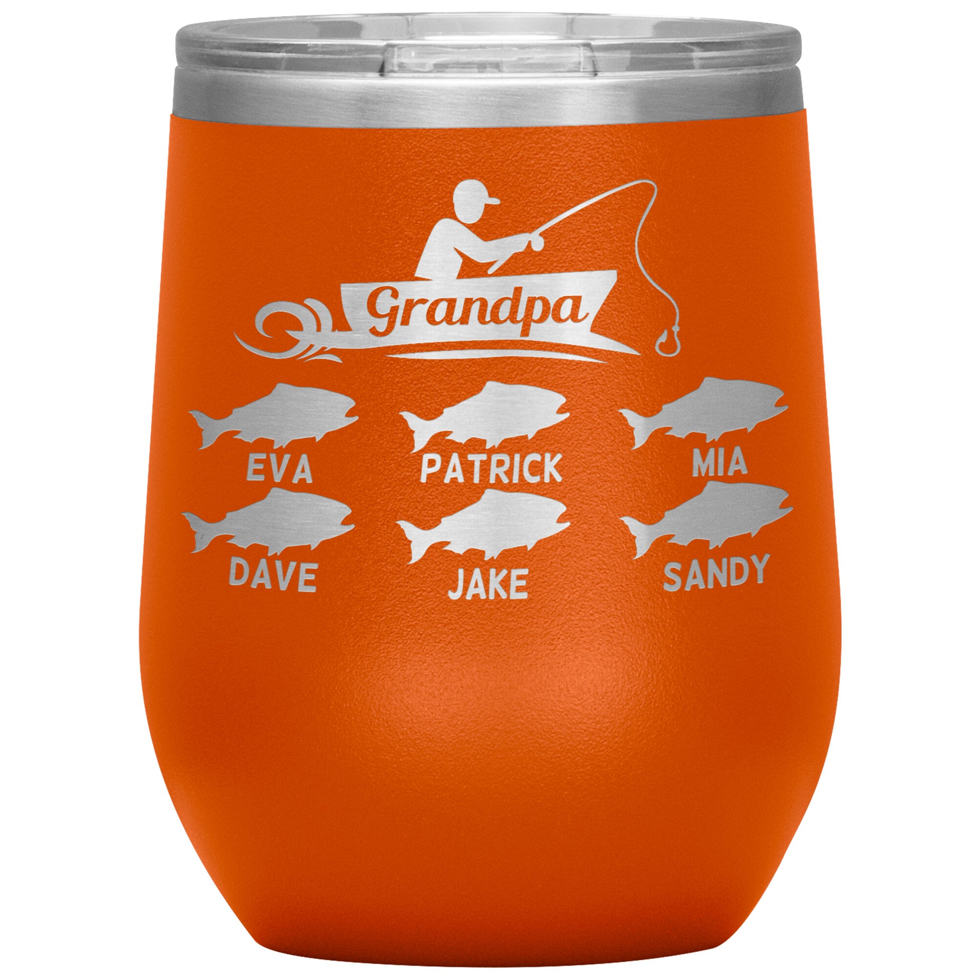 Grandpa Fishing Personalize Tumbler