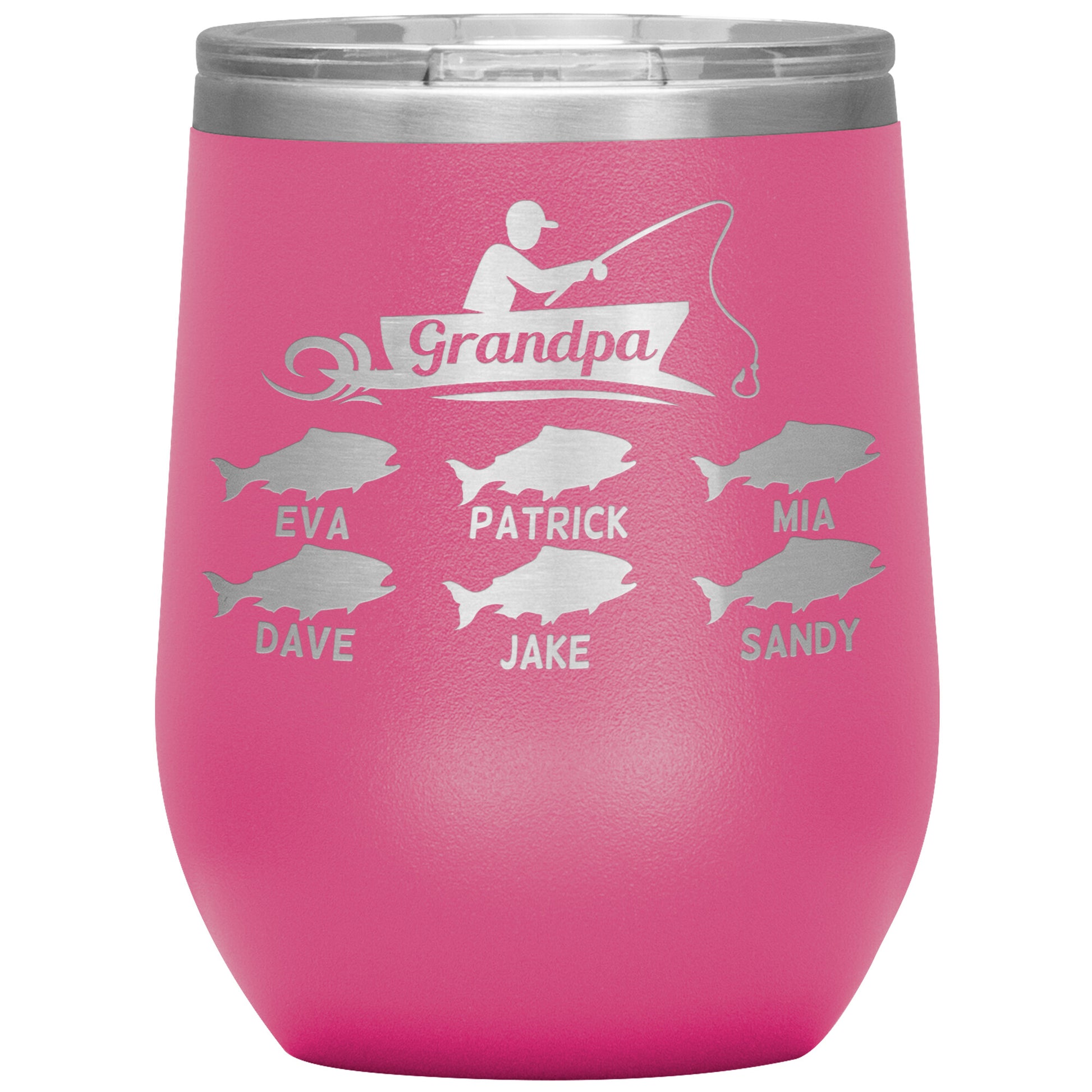 Grandpa Fishing Personalize Tumbler