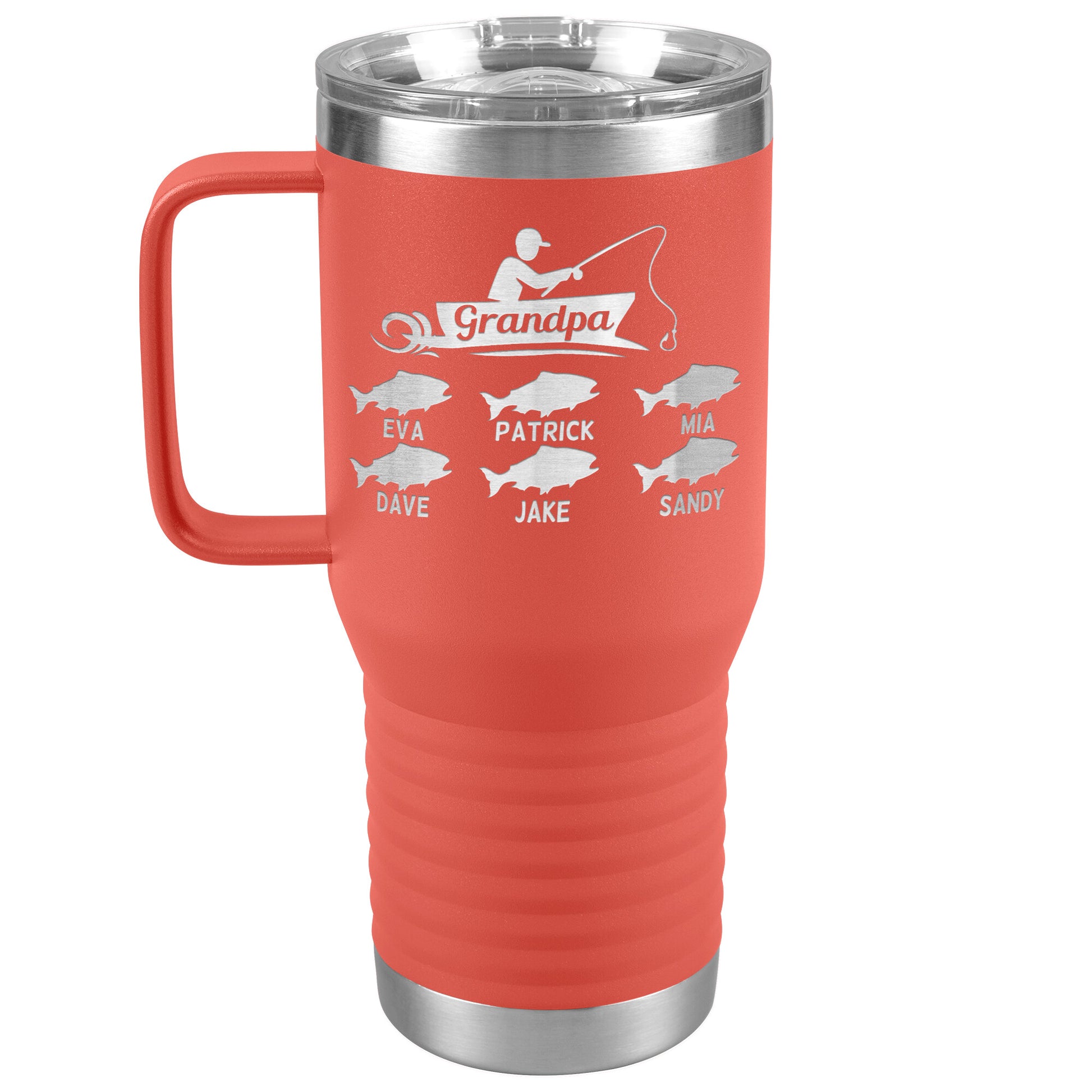 Grandpa Fishing Personalize Tumbler