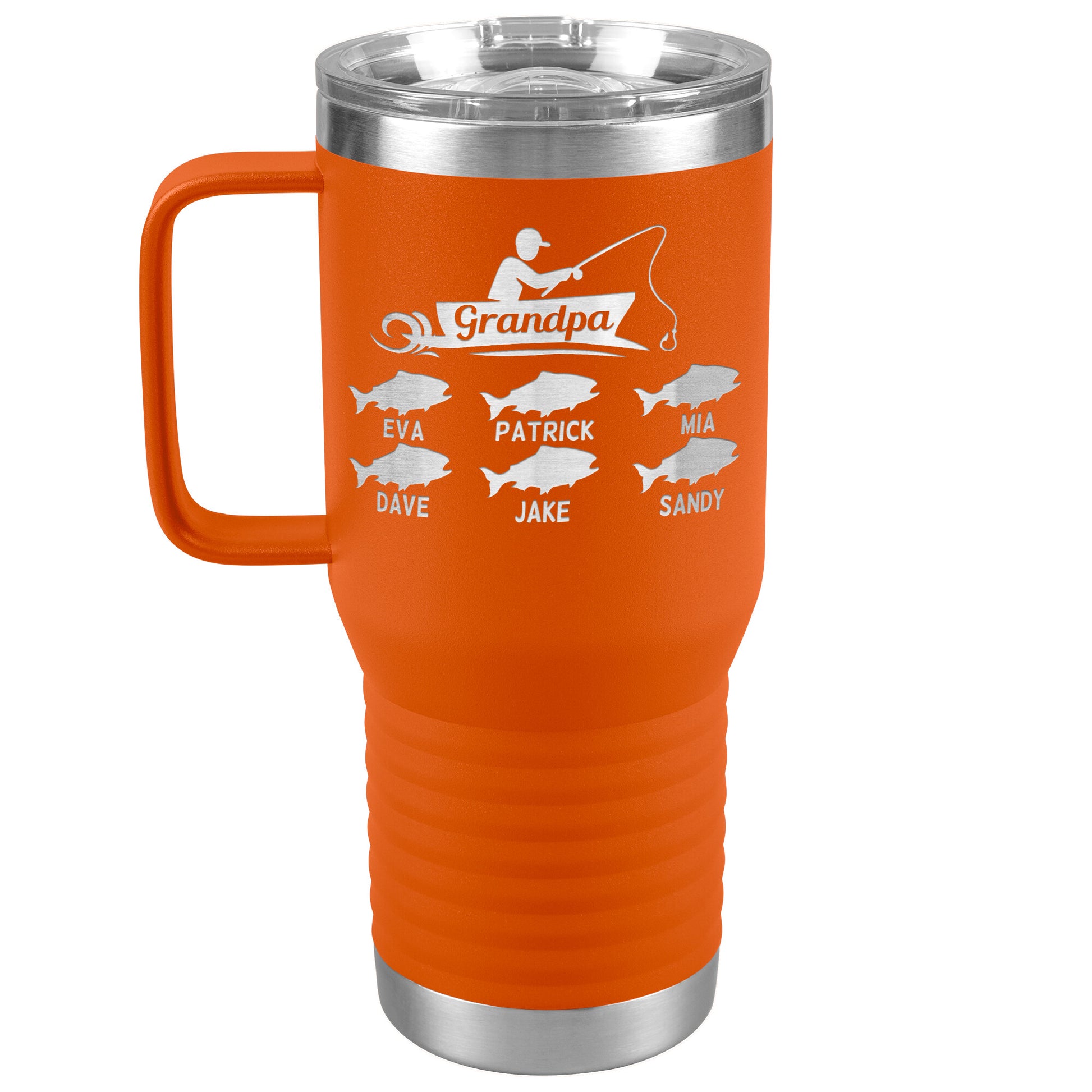 Grandpa Fishing Personalize Tumbler