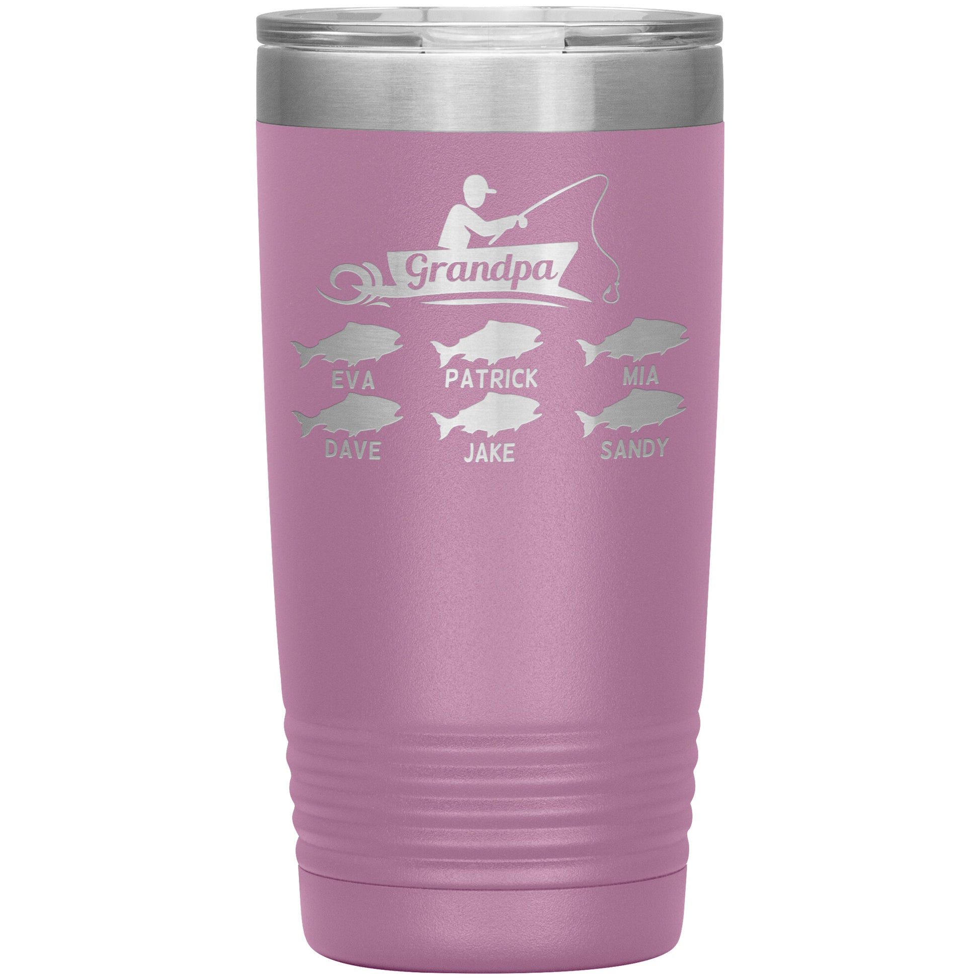 Grandpa Fishing Personalize Tumbler