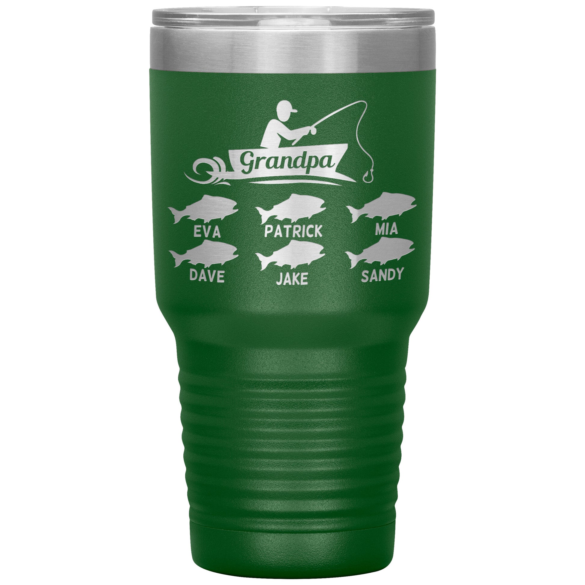 Grandpa Fishing Personalize Tumbler