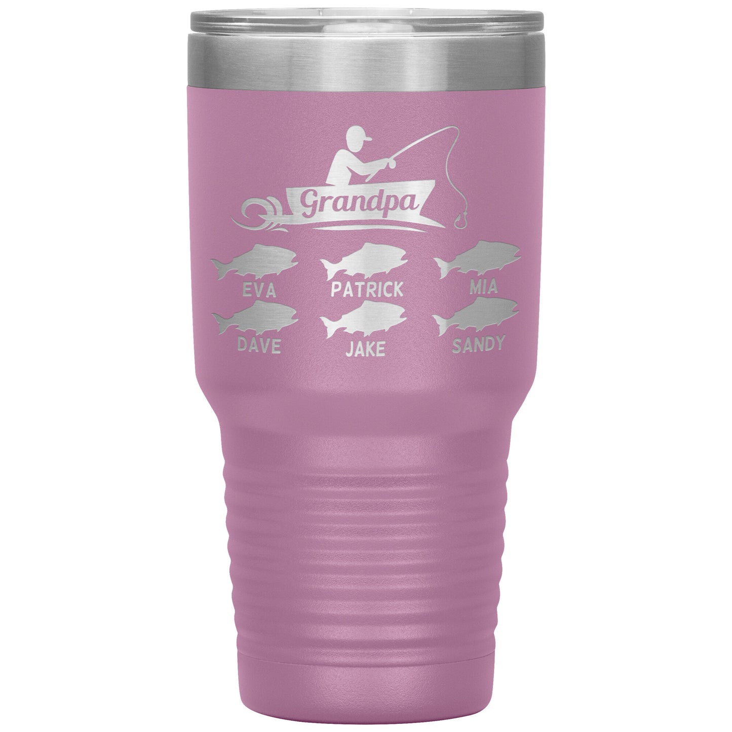 Grandpa Fishing Personalize Tumbler