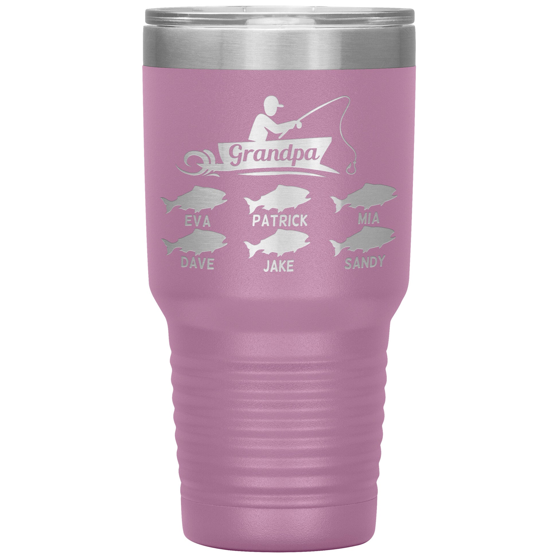 Grandpa Fishing Personalize Tumbler