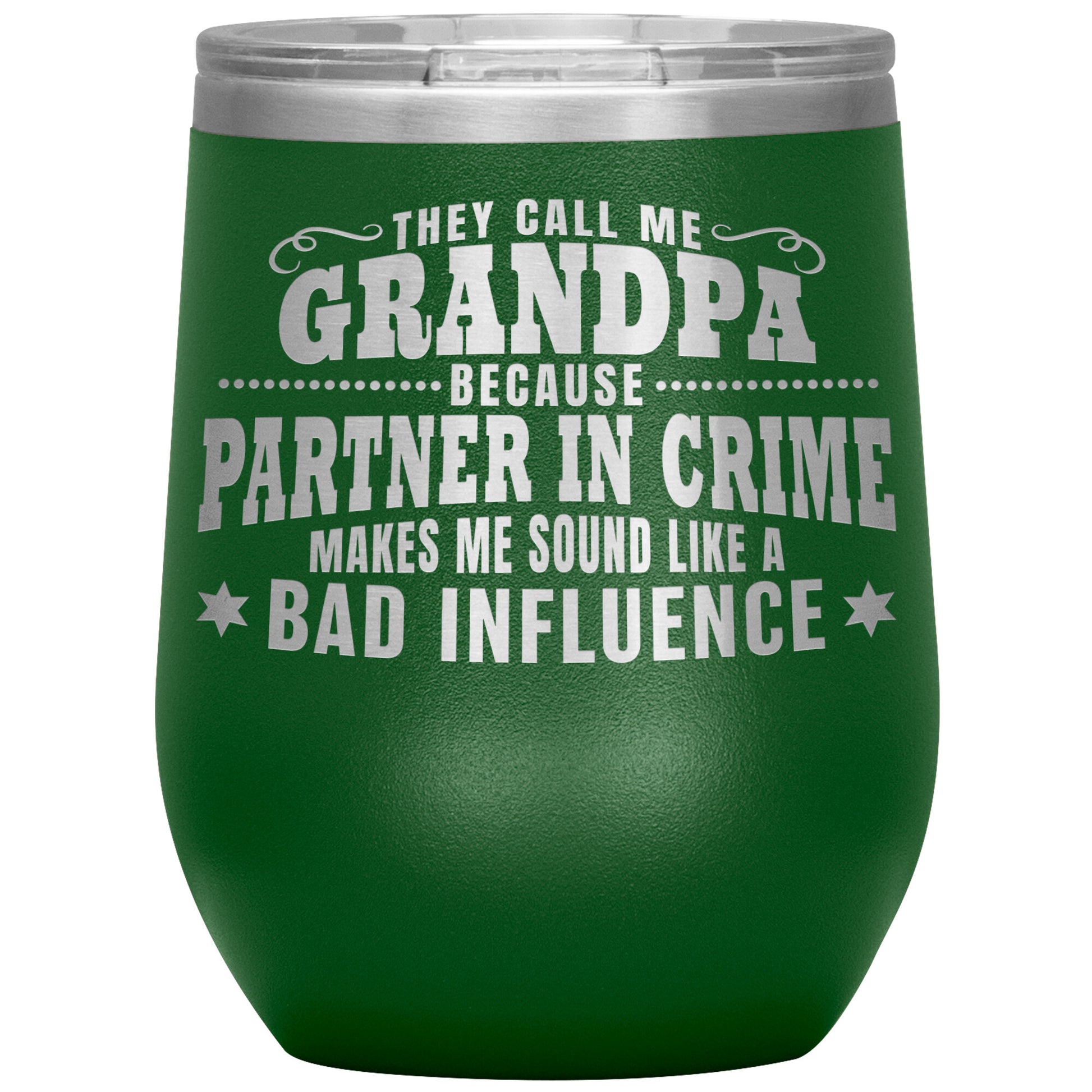 Grandpa Partner in Crime Tumbler