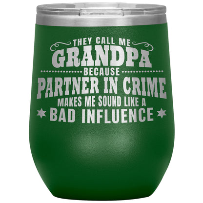 Grandpa Partner in Crime Tumbler