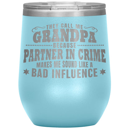 Grandpa Partner in Crime Tumbler
