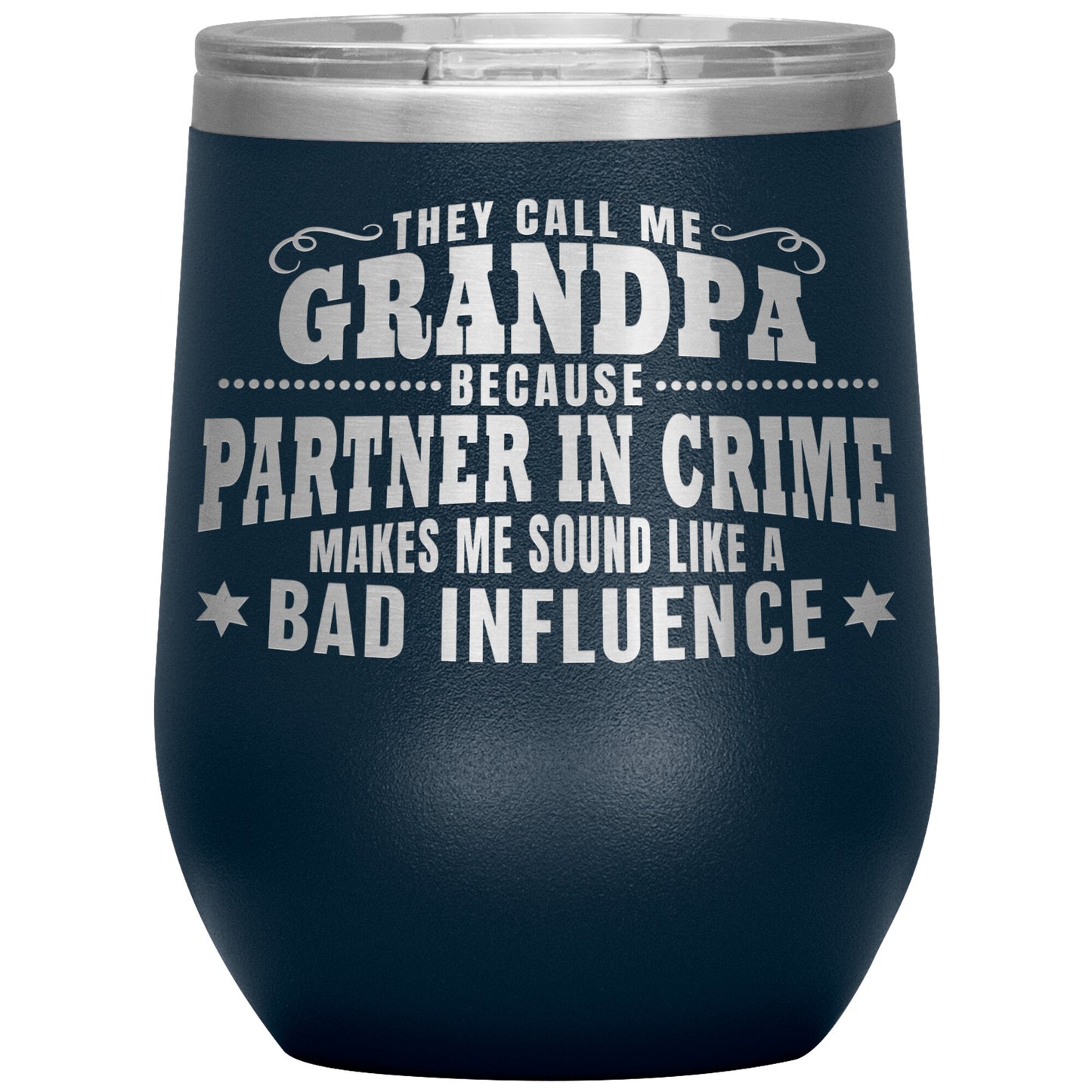 Grandpa Partner in Crime Tumbler