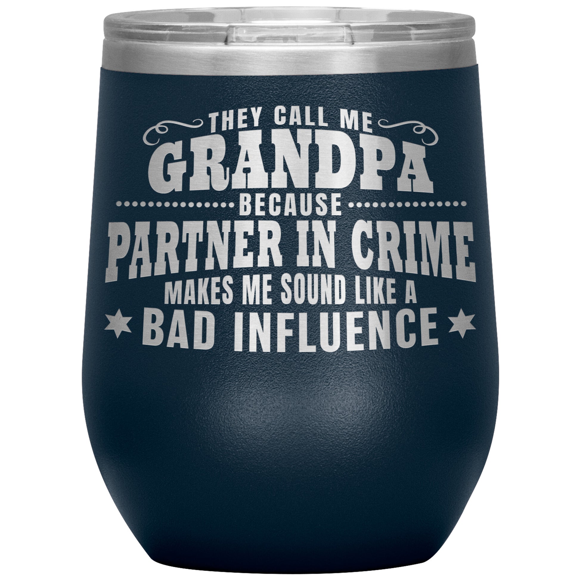 Grandpa Partner in Crime Tumbler