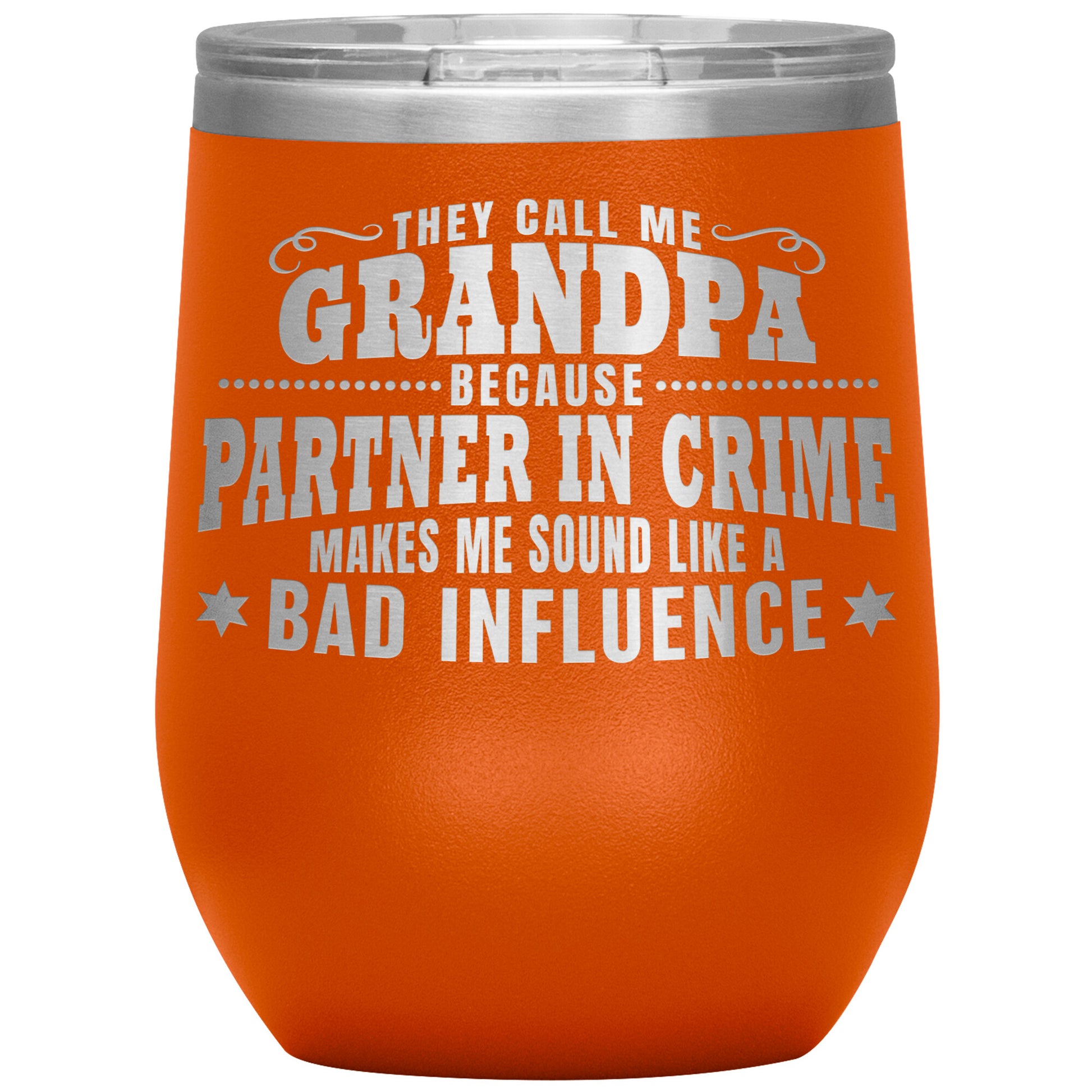 Grandpa Partner in Crime Tumbler
