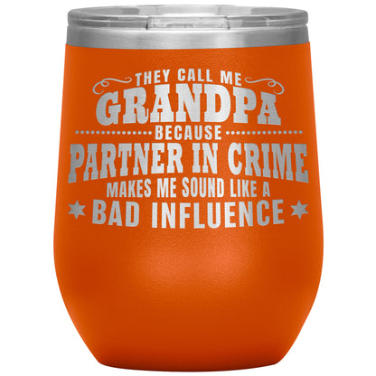 Grandpa Partner in Crime Tumbler