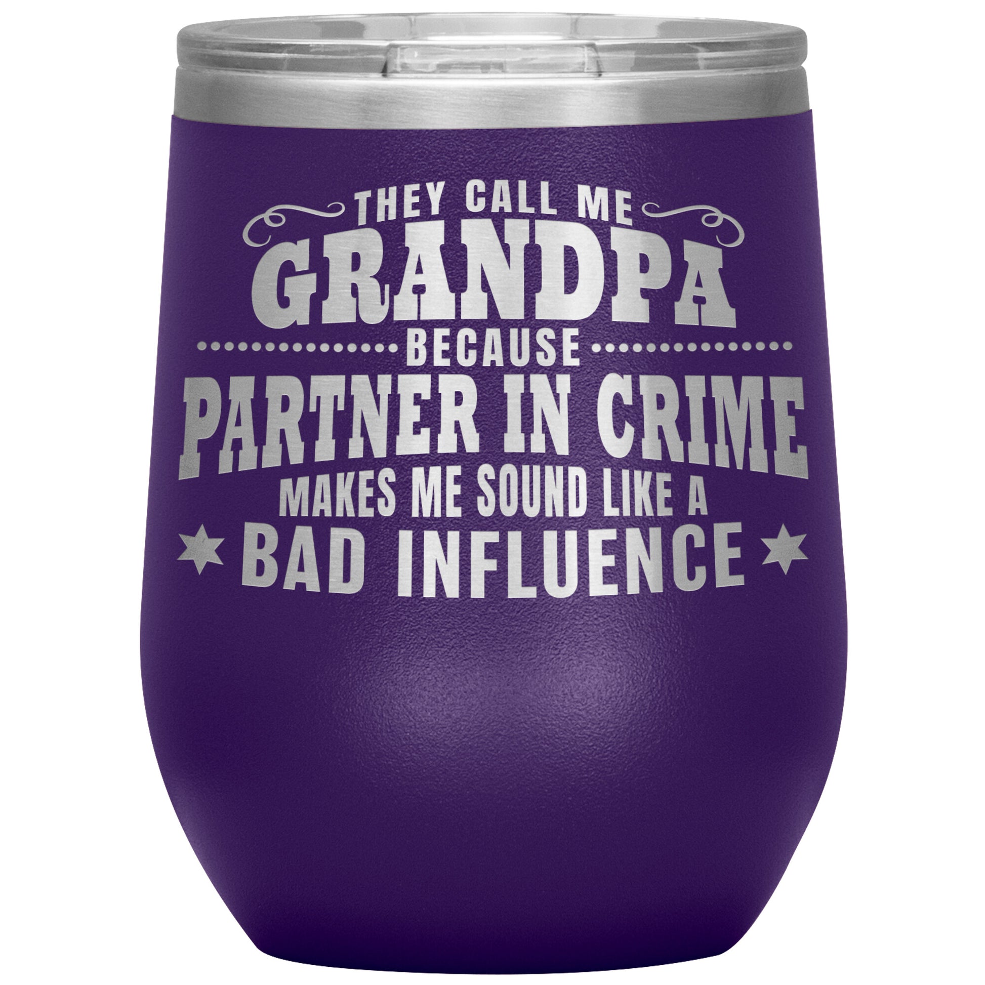 Grandpa Partner in Crime Tumbler
