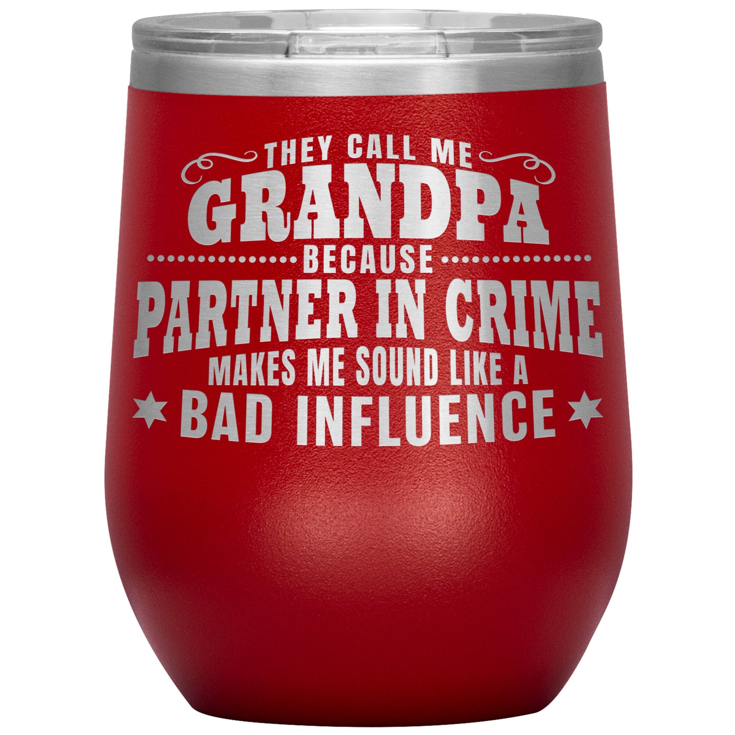 Grandpa Partner in Crime Tumbler
