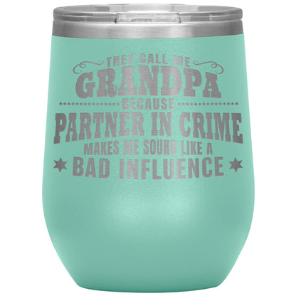 Grandpa Partner in Crime Tumbler