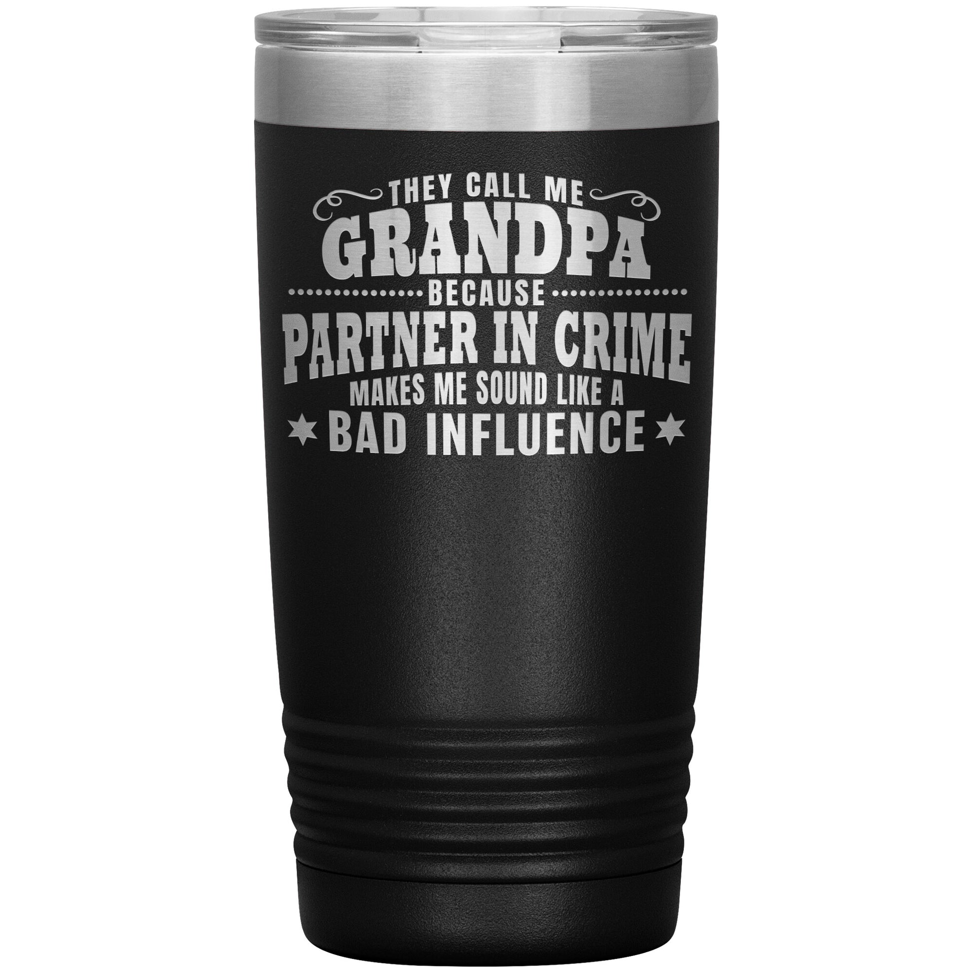 Grandpa Partner in Crime Tumbler