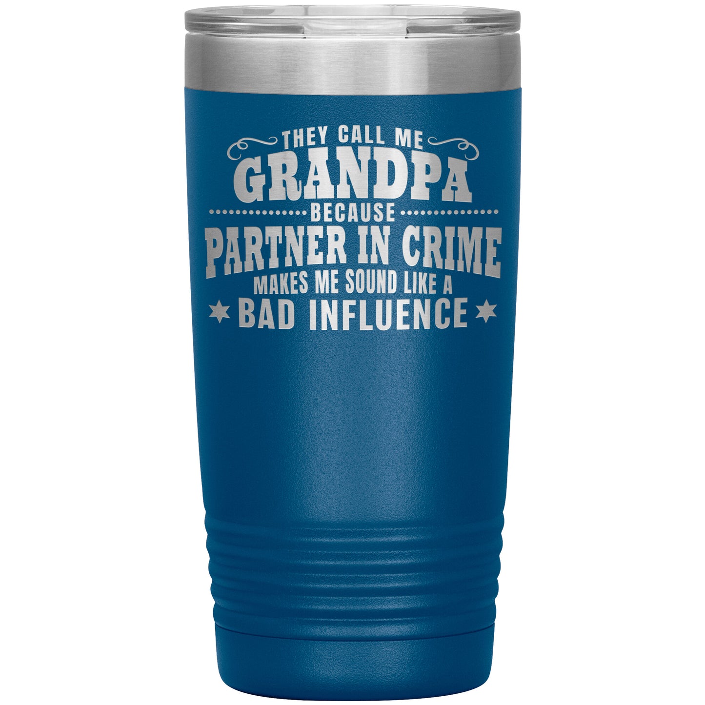 Grandpa Partner in Crime Tumbler