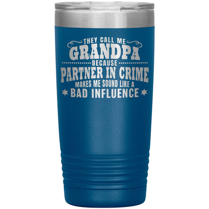 Grandpa Partner in Crime Tumbler