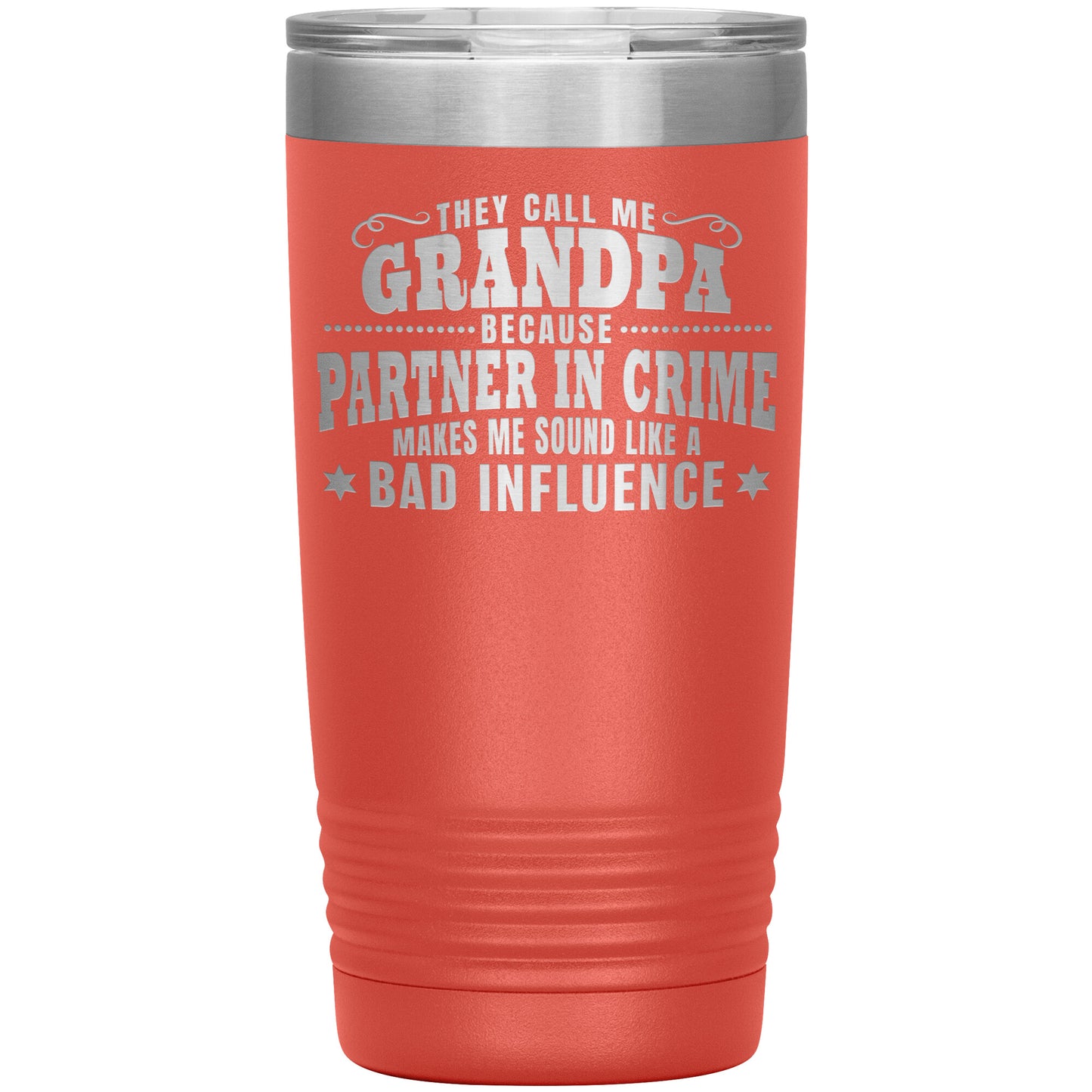 Grandpa Partner in Crime Tumbler