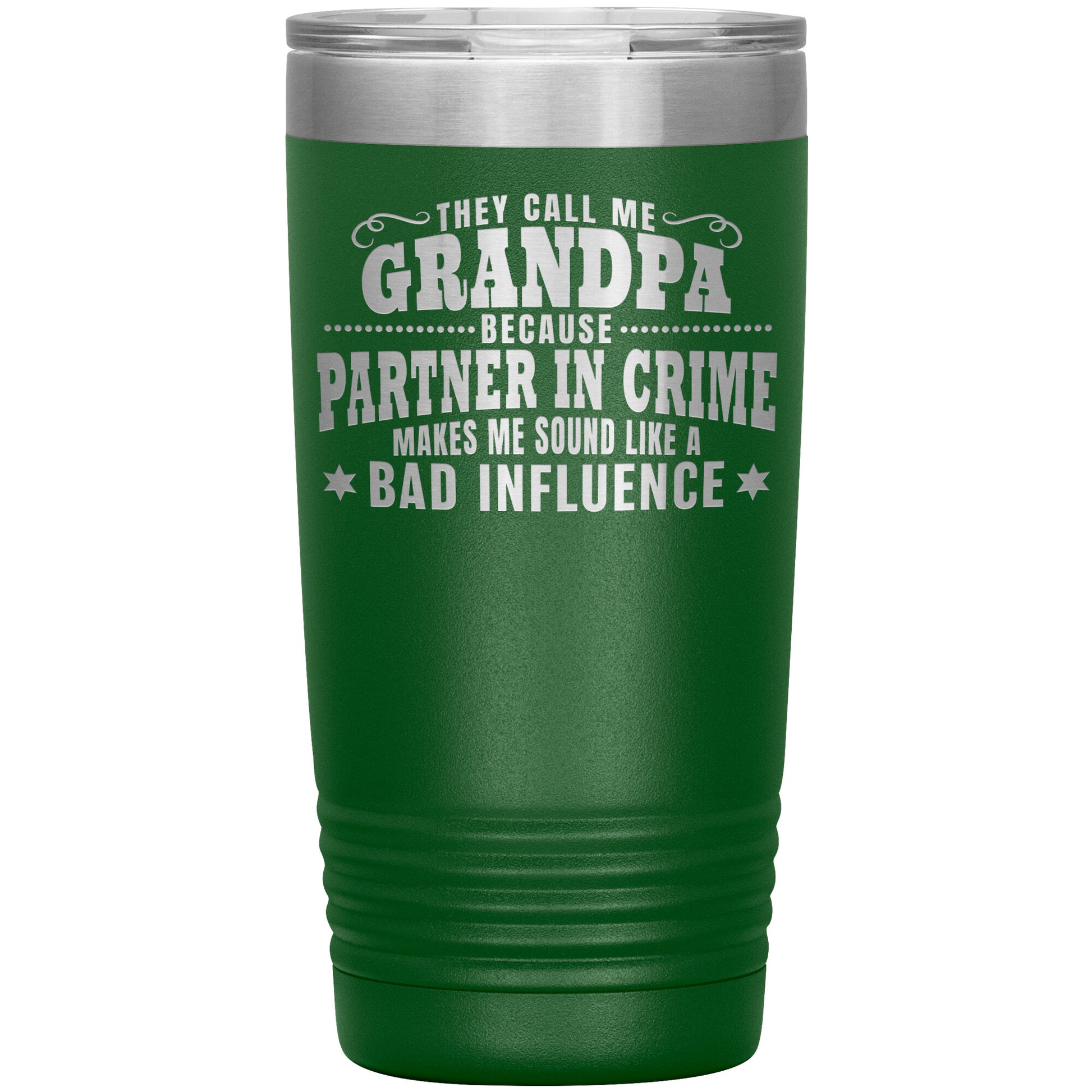 Grandpa Partner in Crime Tumbler