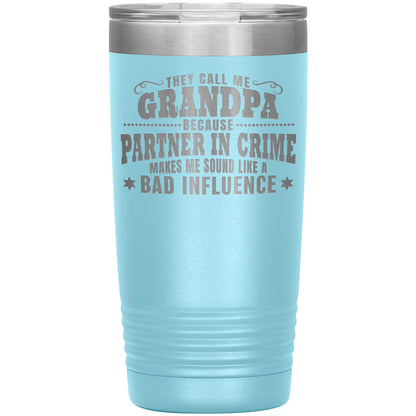Grandpa Partner in Crime Tumbler