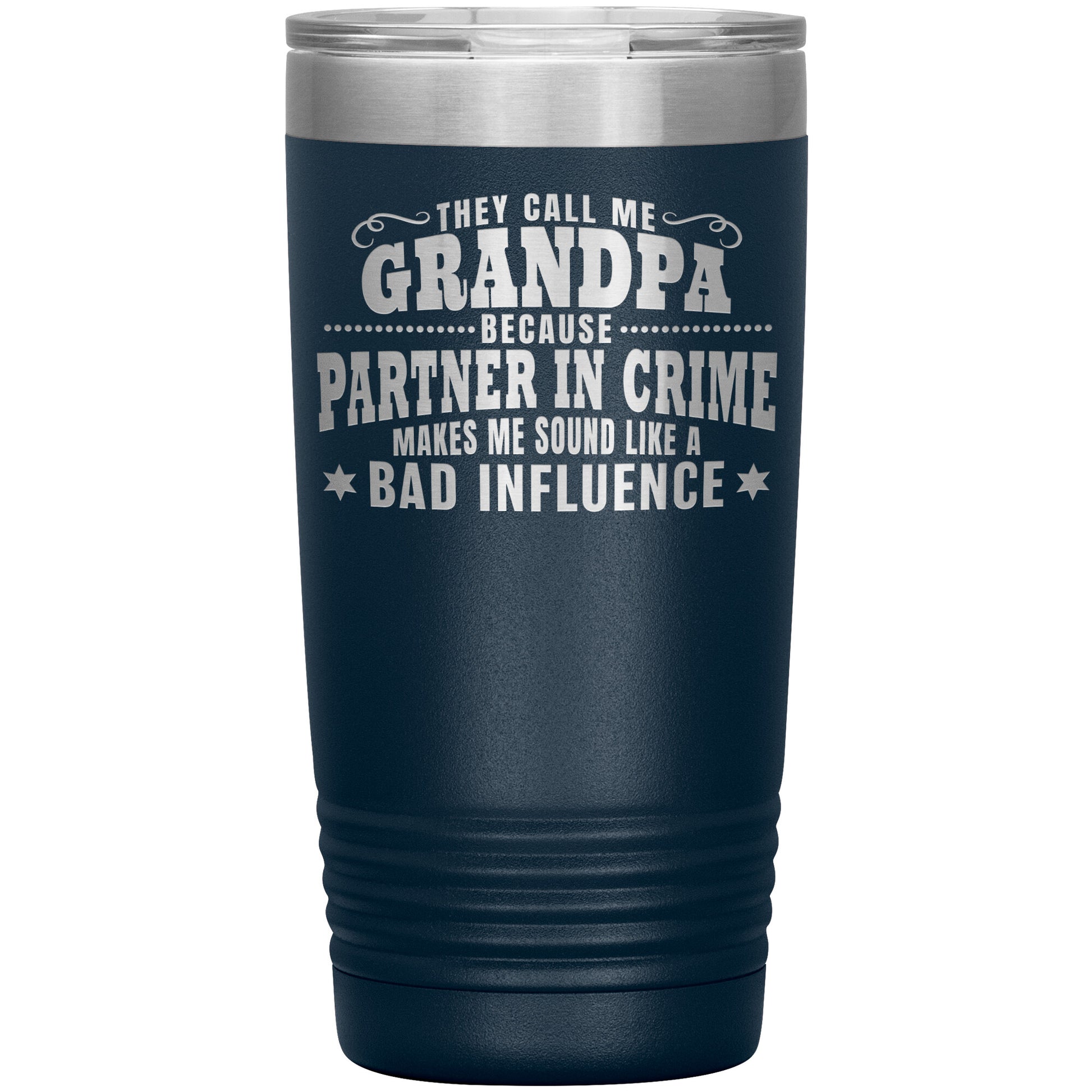 Grandpa Partner in Crime Tumbler