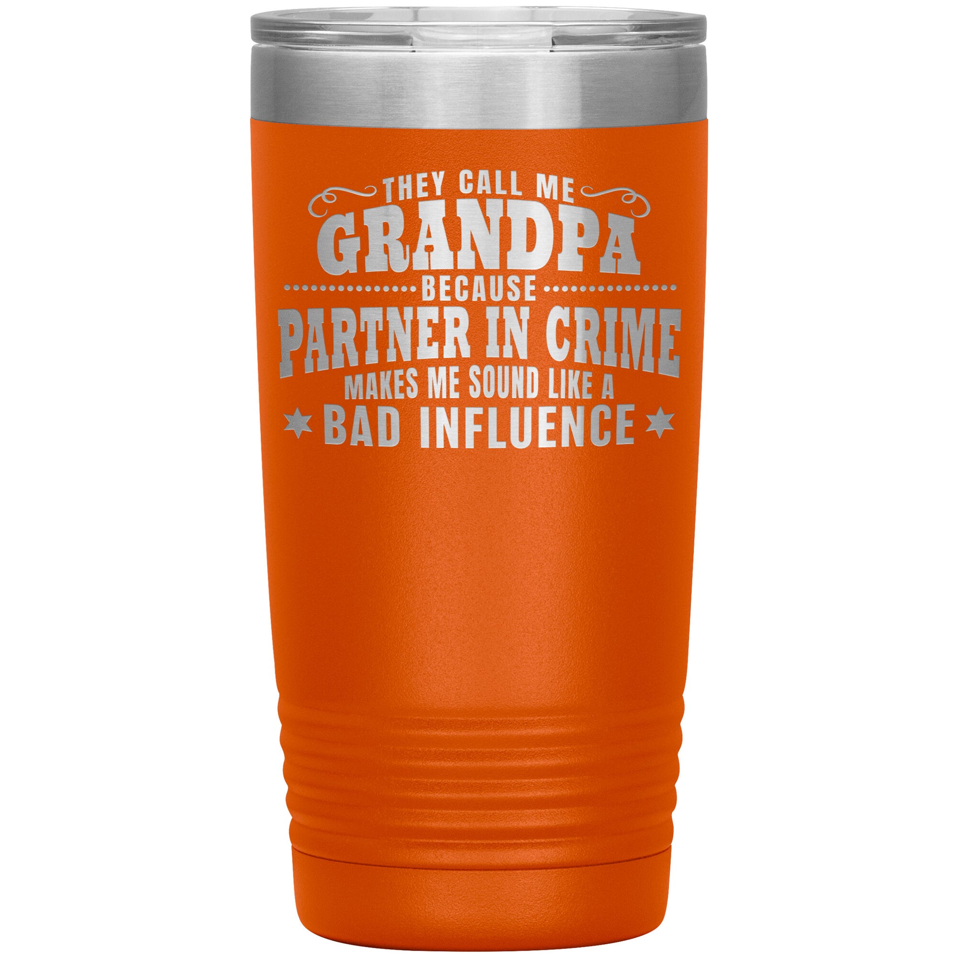 Grandpa Partner in Crime Tumbler