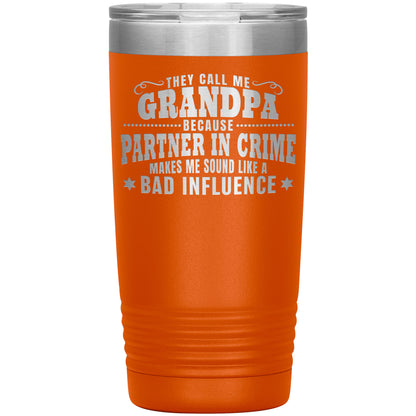 Grandpa Partner in Crime Tumbler