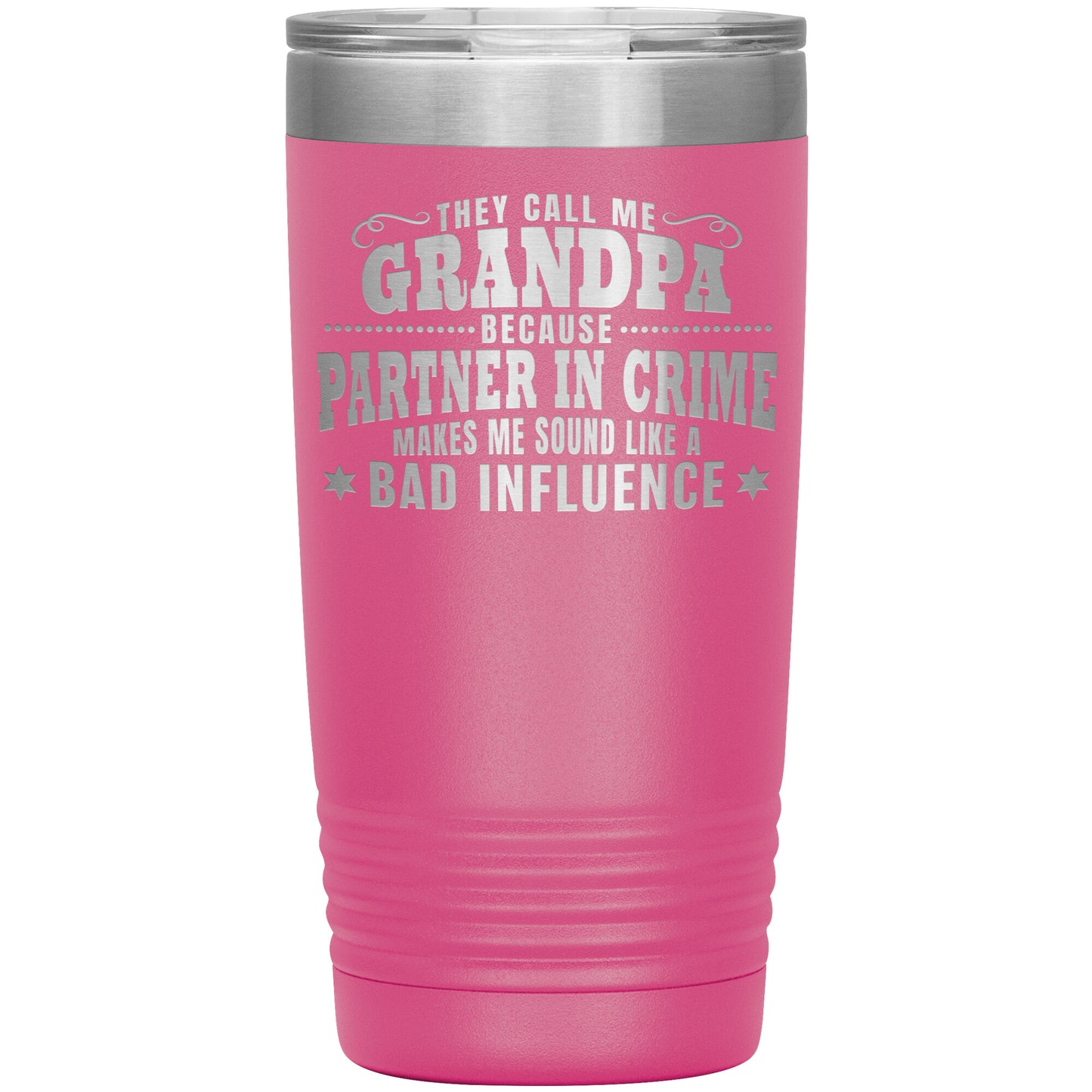 Grandpa Partner in Crime Tumbler