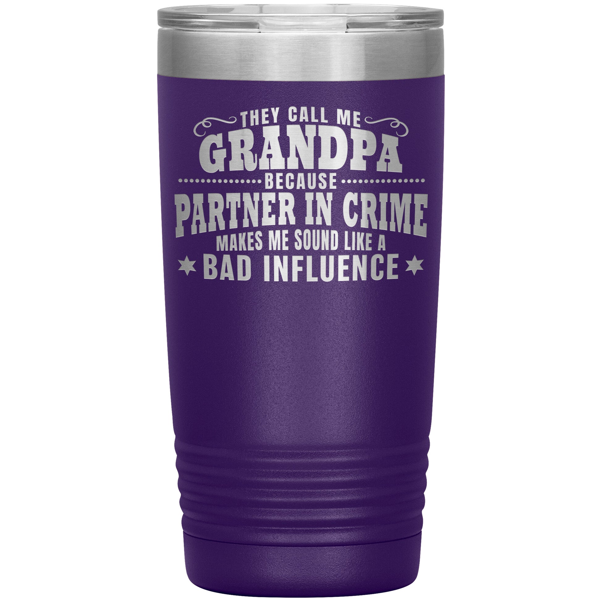 Grandpa Partner in Crime Tumbler