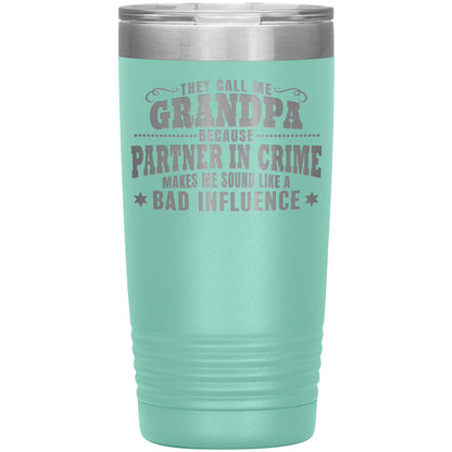 Grandpa Partner in Crime Tumbler