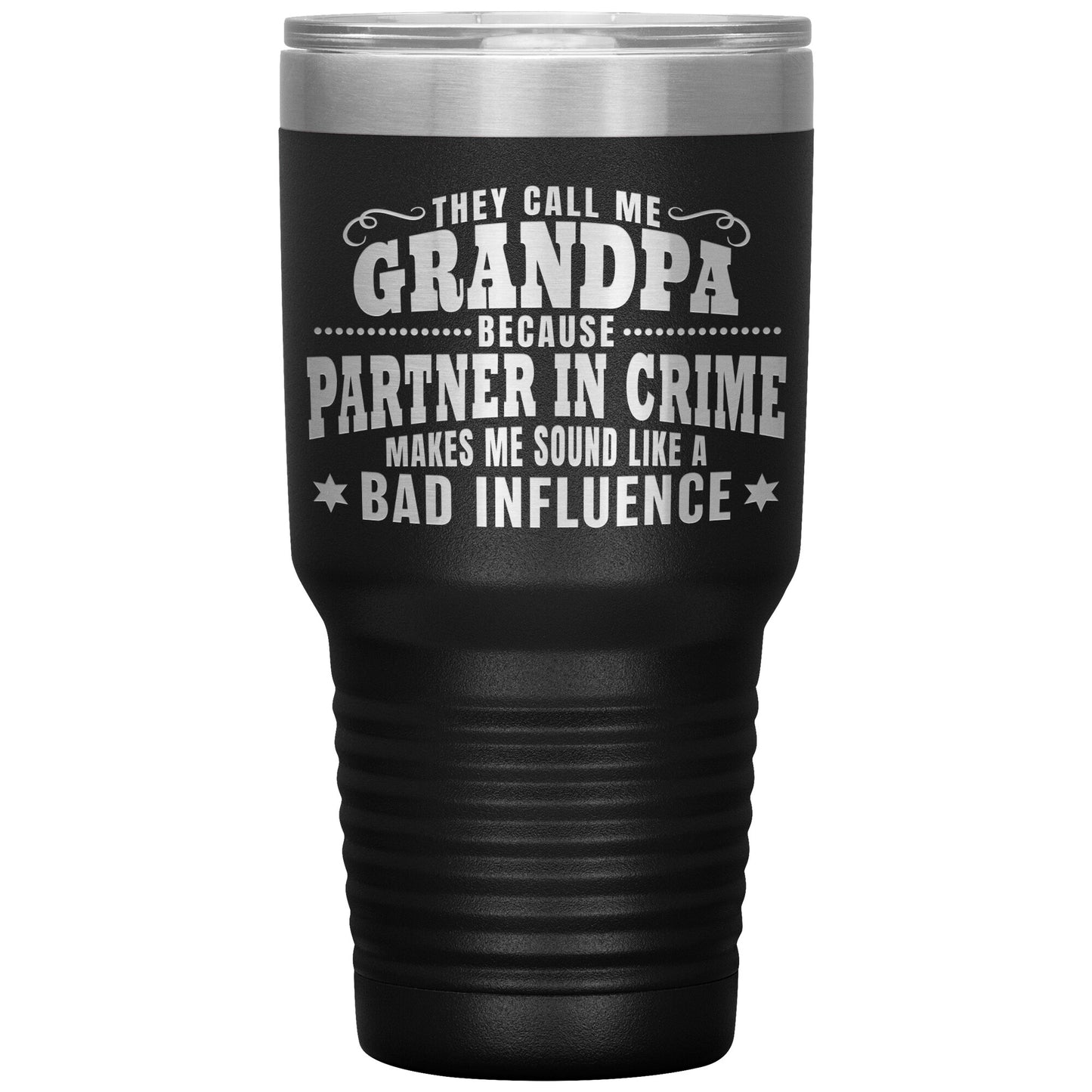 Grandpa Partner in Crime Tumbler