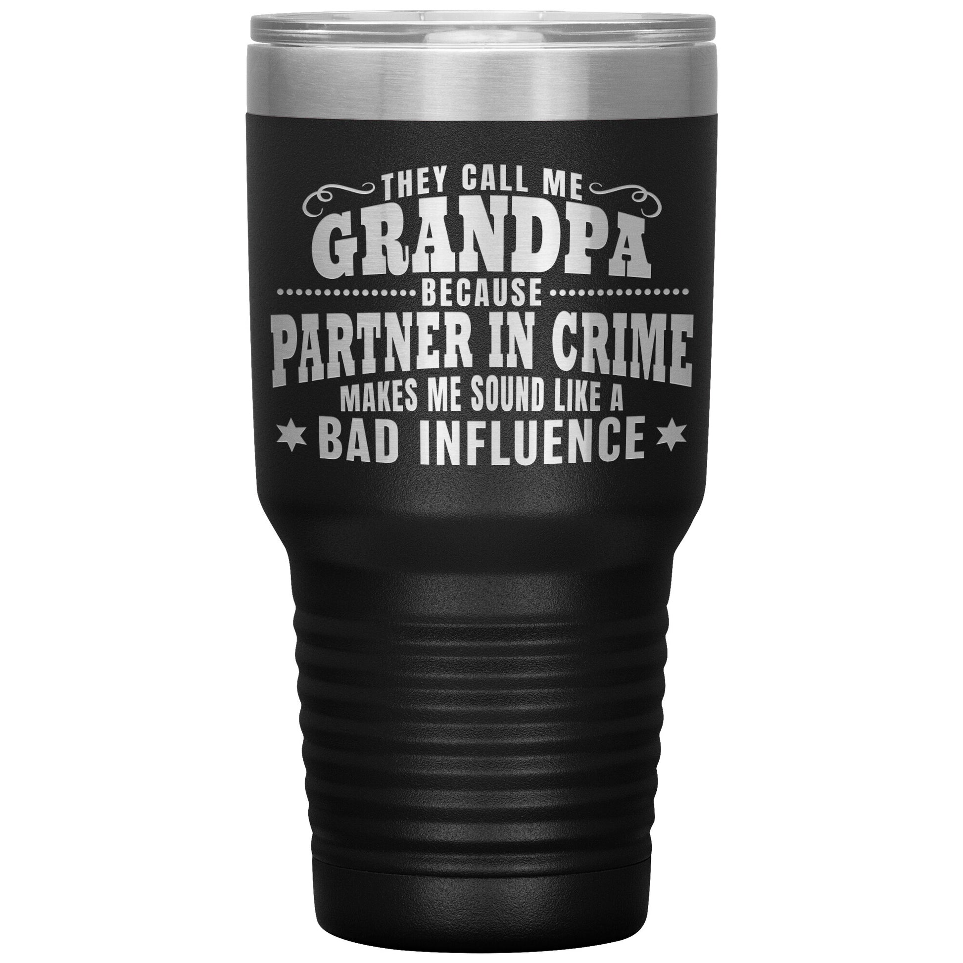 Grandpa Partner in Crime Tumbler