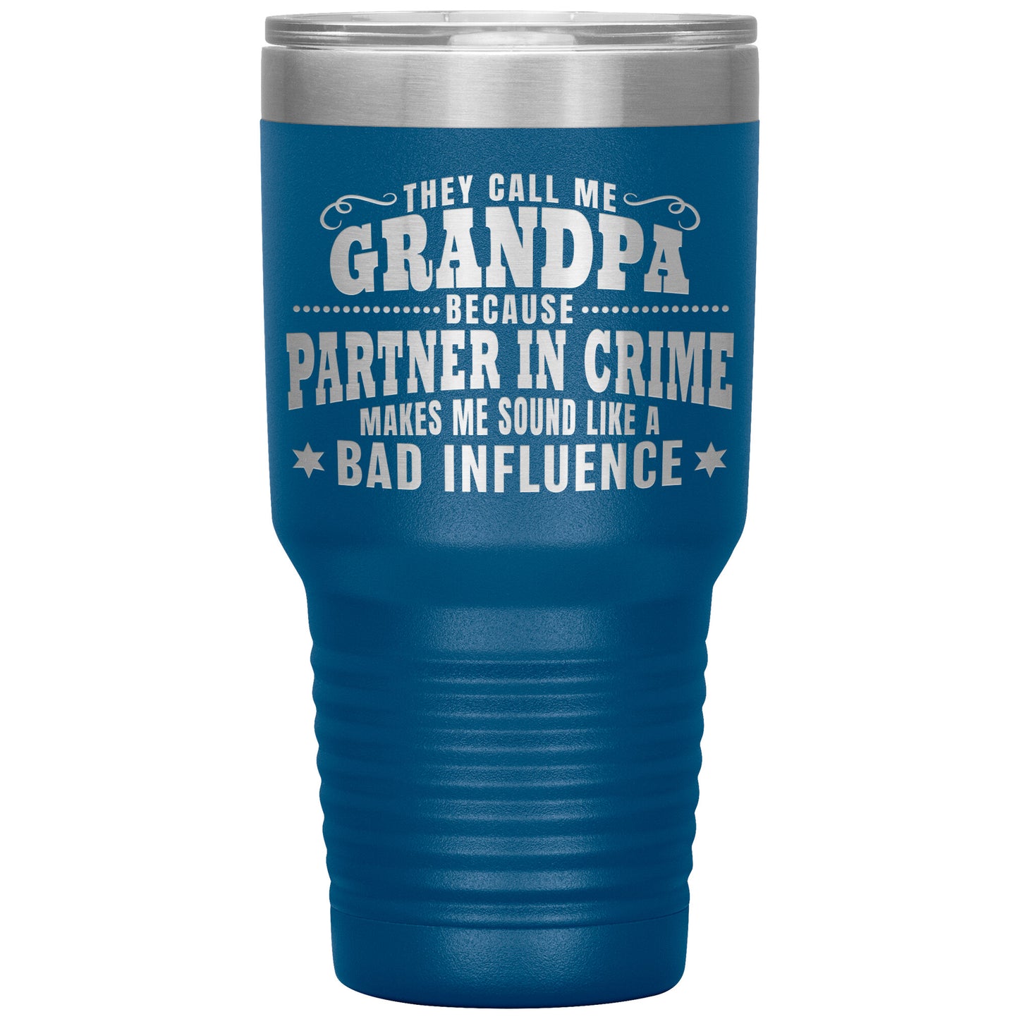 Grandpa Partner in Crime Tumbler