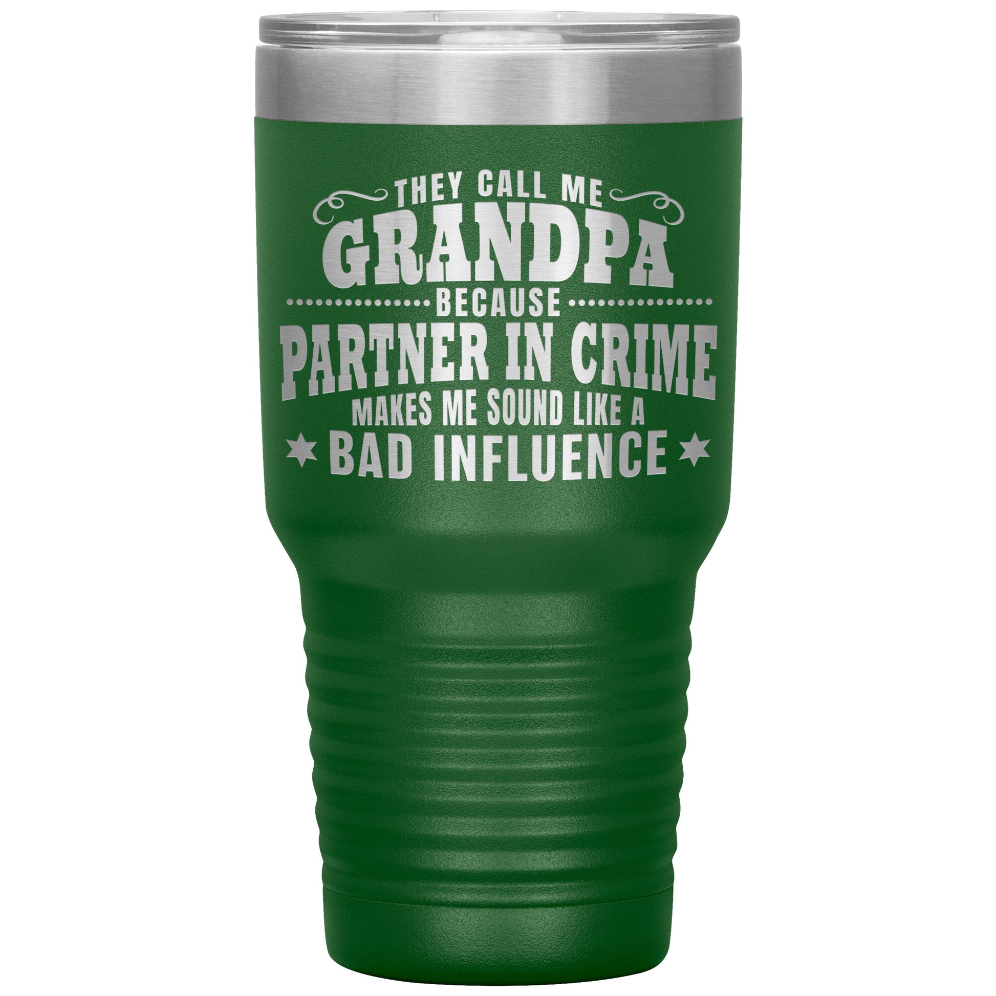 Grandpa Partner in Crime Tumbler
