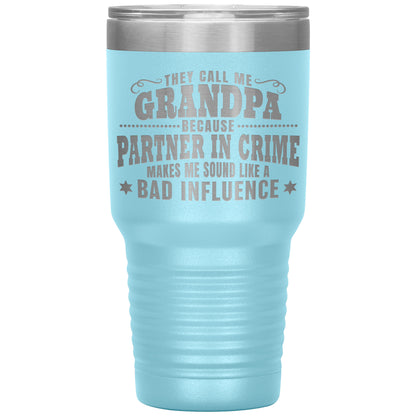 Grandpa Partner in Crime Tumbler