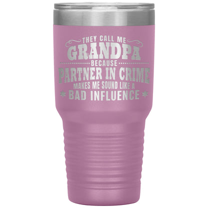 Grandpa Partner in Crime Tumbler