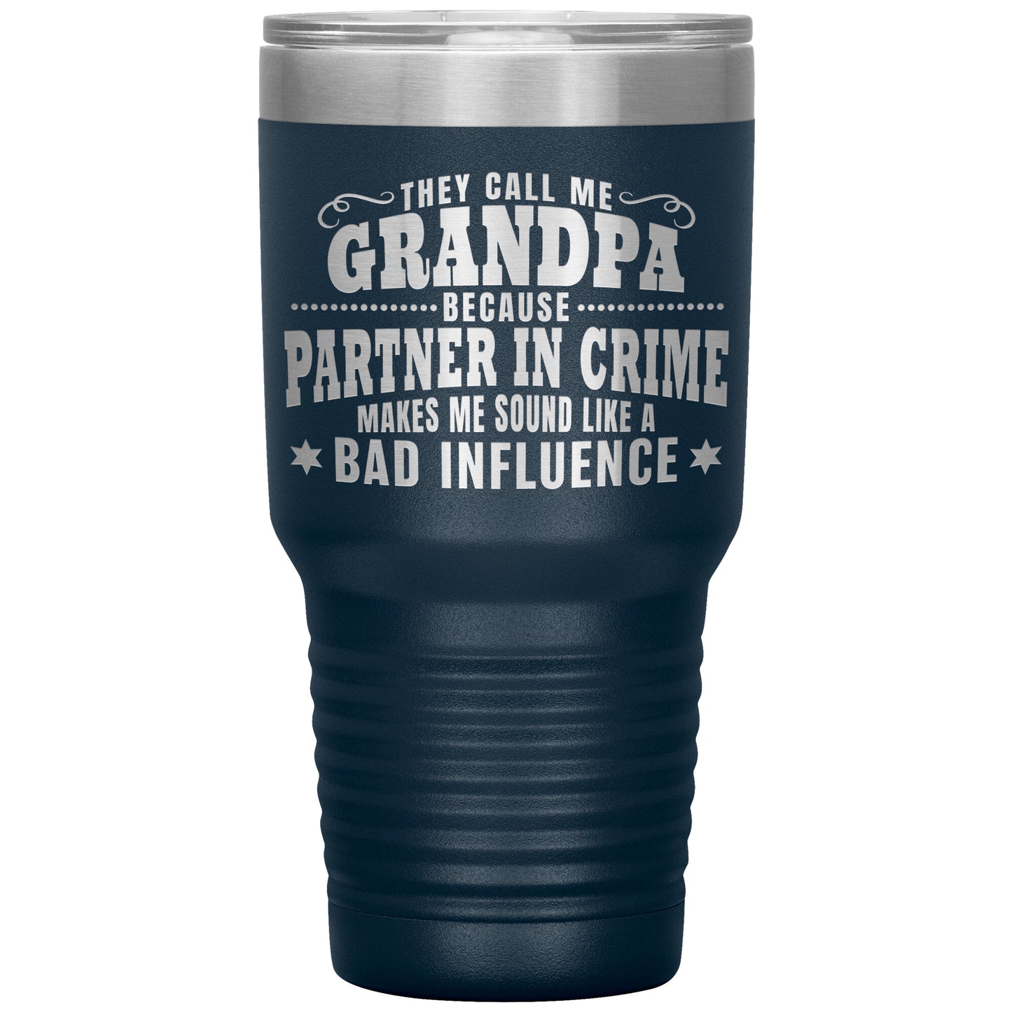 Grandpa Partner in Crime Tumbler