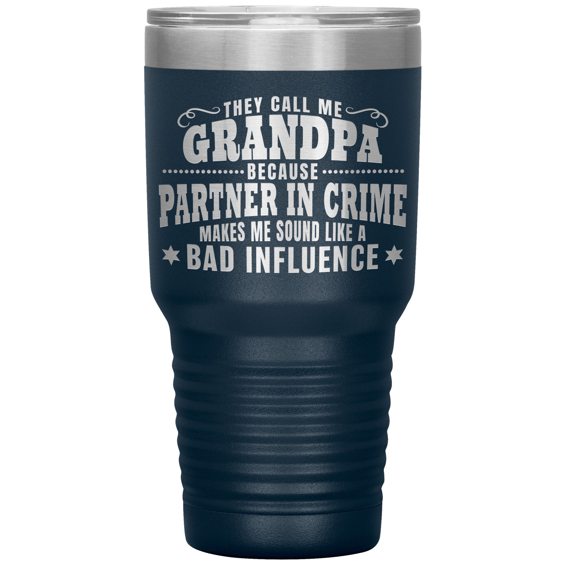 Grandpa Partner in Crime Tumbler