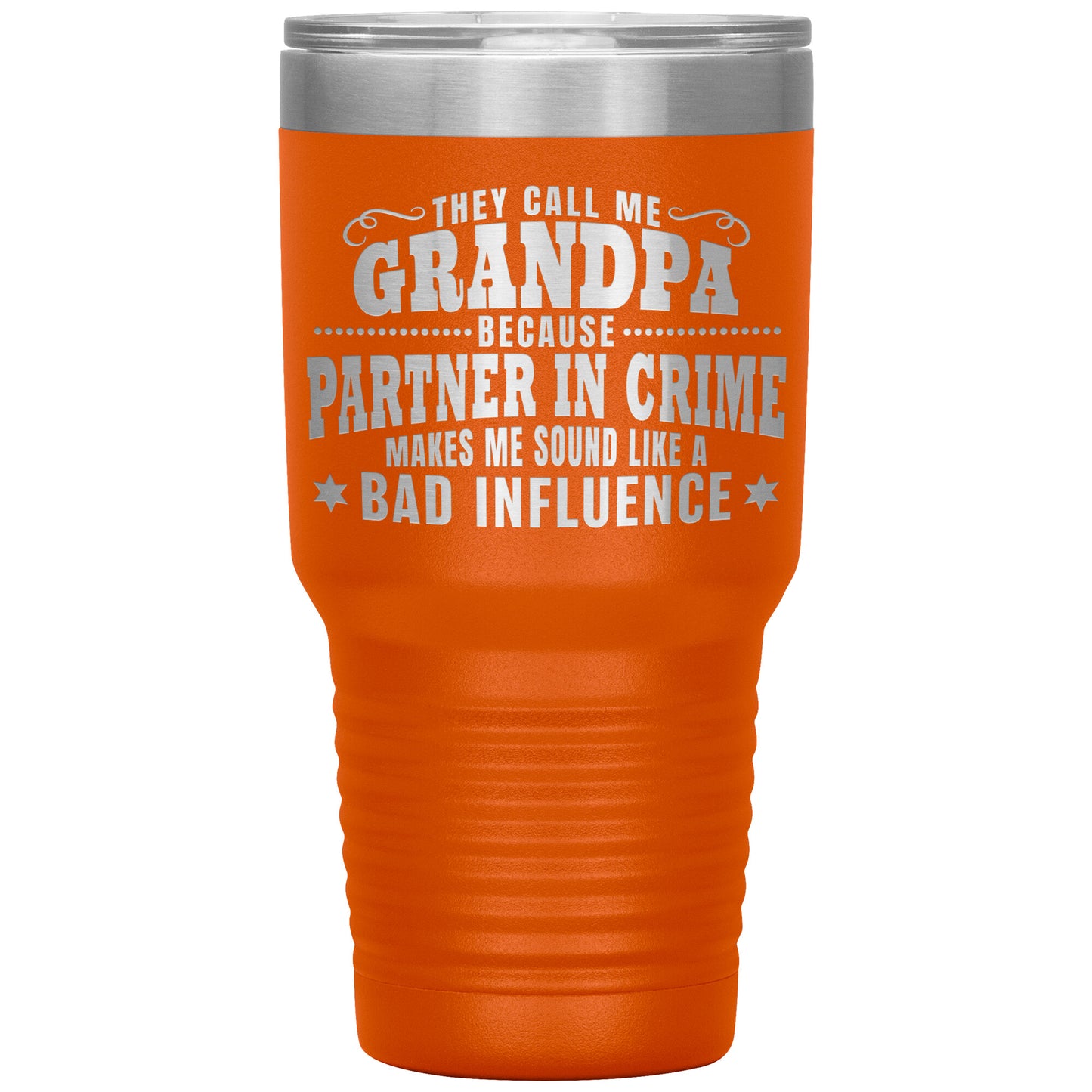 Grandpa Partner in Crime Tumbler