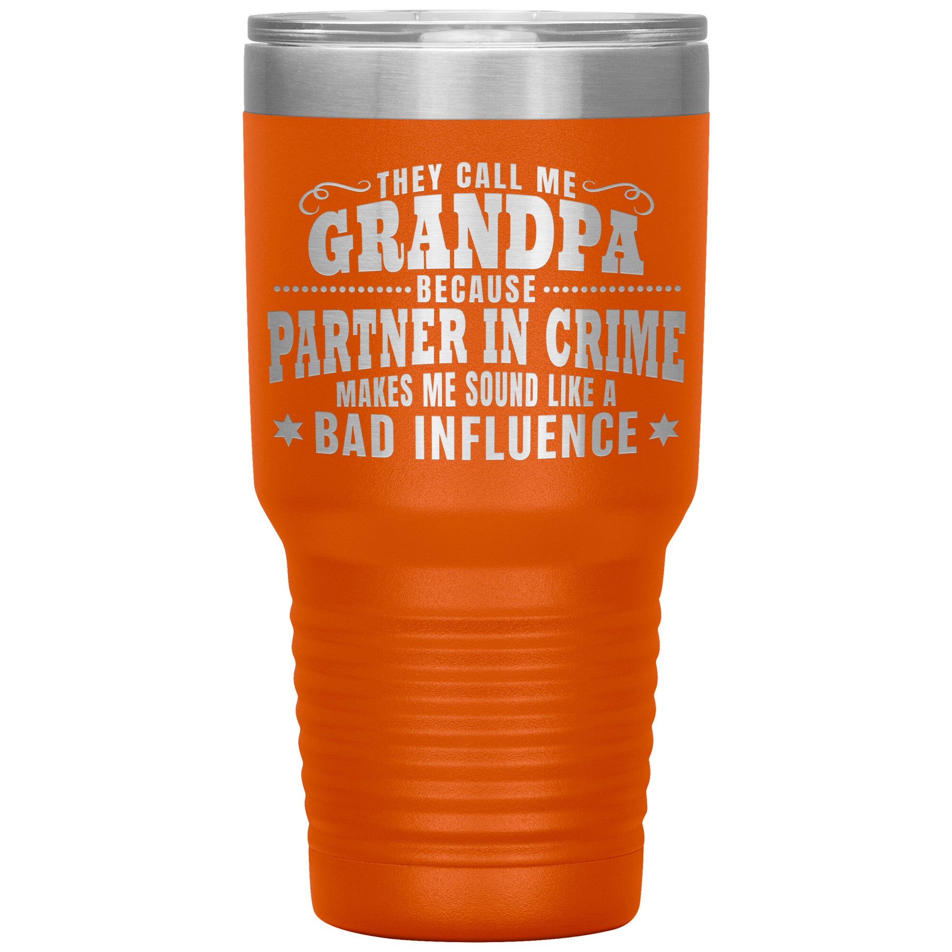 Grandpa Partner in Crime Tumbler