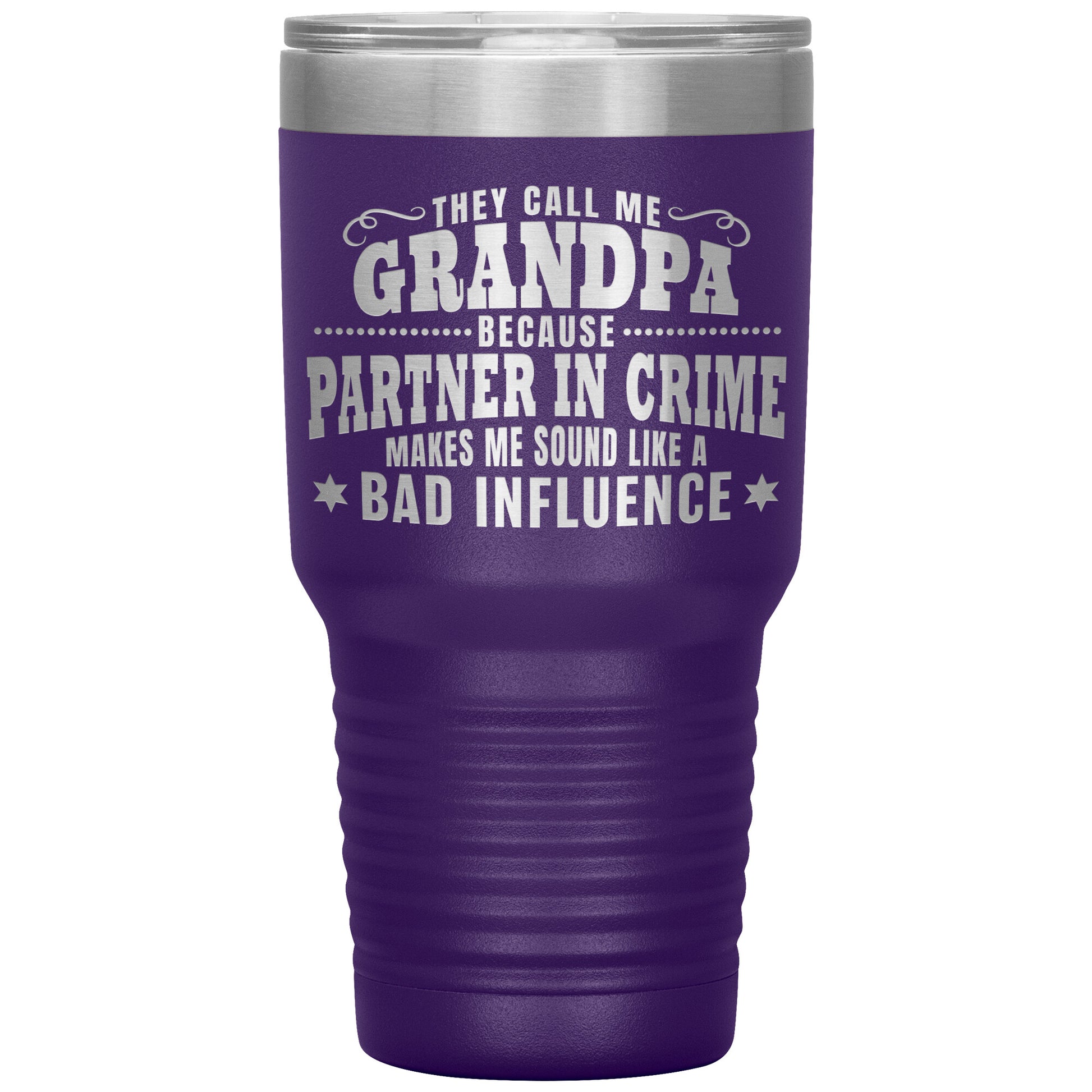 Grandpa Partner in Crime Tumbler