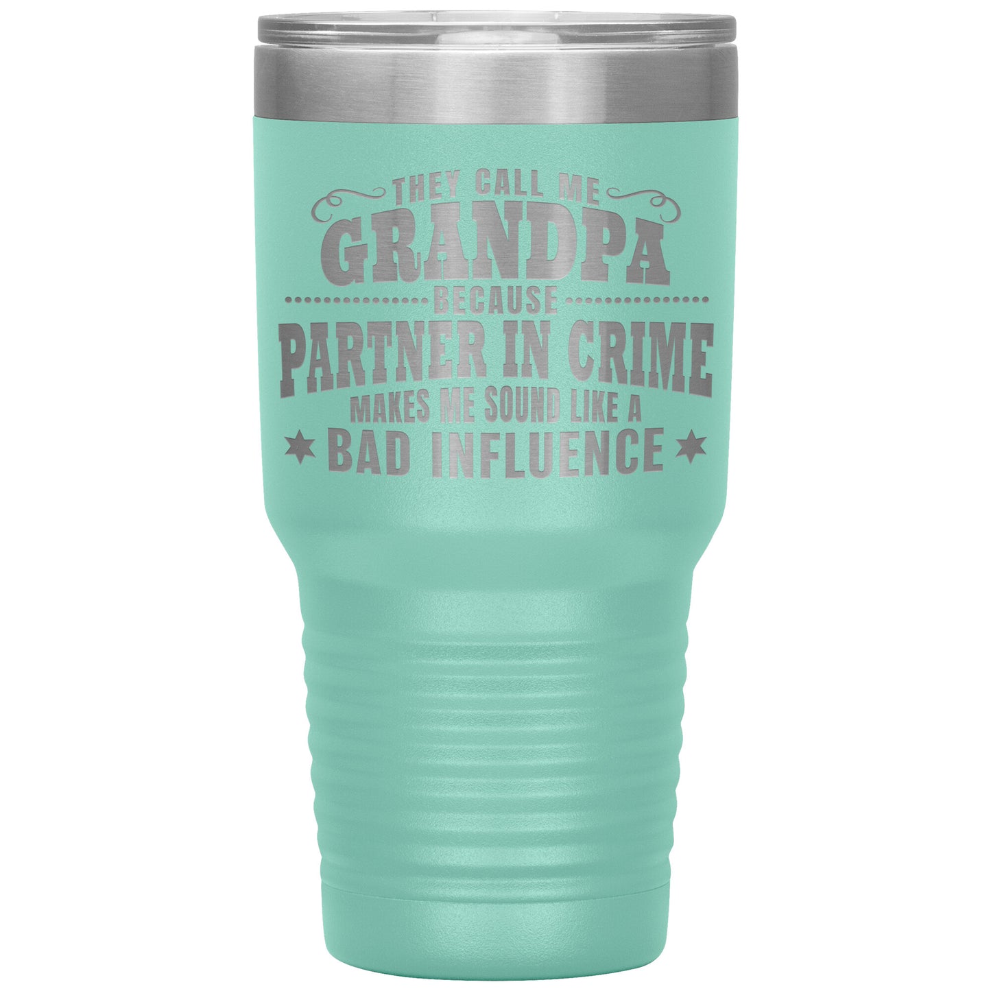 Grandpa Partner in Crime Tumbler