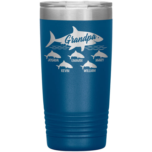 Grandpa Shark Tumbler