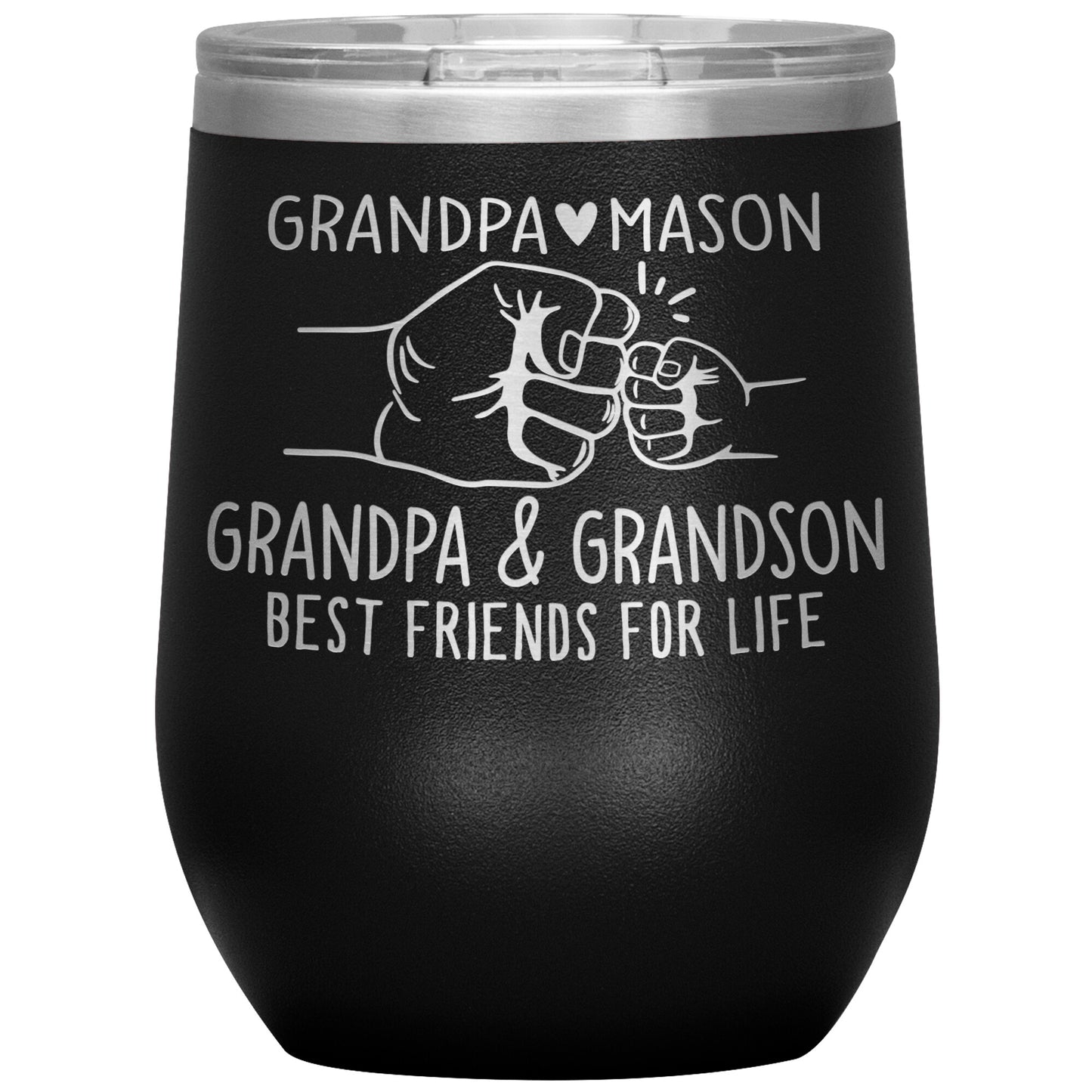 Grandpa & Grandson Bestfriends Tumbler